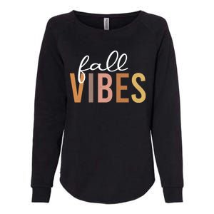 Fall Vibes Love Autumn Season Womens California Wash Sweatshirt