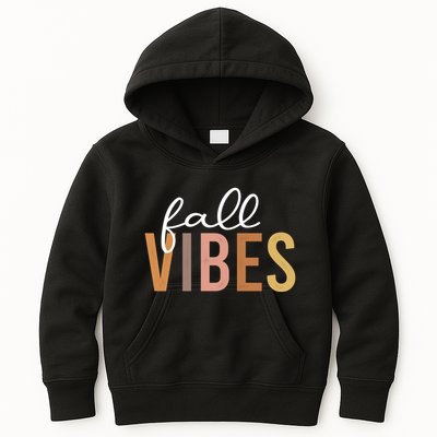 Fall Vibes Love Autumn Season Kids Hoodie