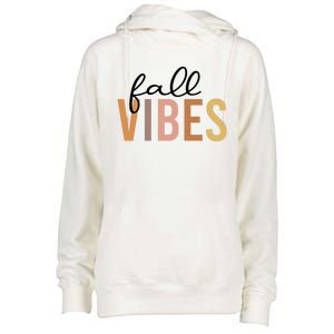 Fall Vibes Love Autumn Season Womens Funnel Neck Pullover Hood