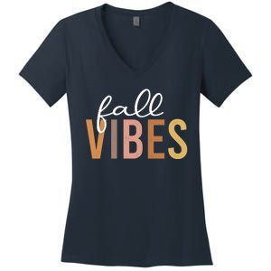 Fall Vibes Love Autumn Season Women's V-Neck T-Shirt