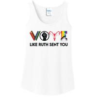 Funny Vote Like Ruth Sent You Gavel Feminists Lgbt Pride Ladies Essential Tank