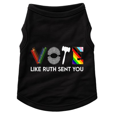 Funny Vote Like Ruth Sent You Gavel Feminists Lgbt Pride Doggie Tank