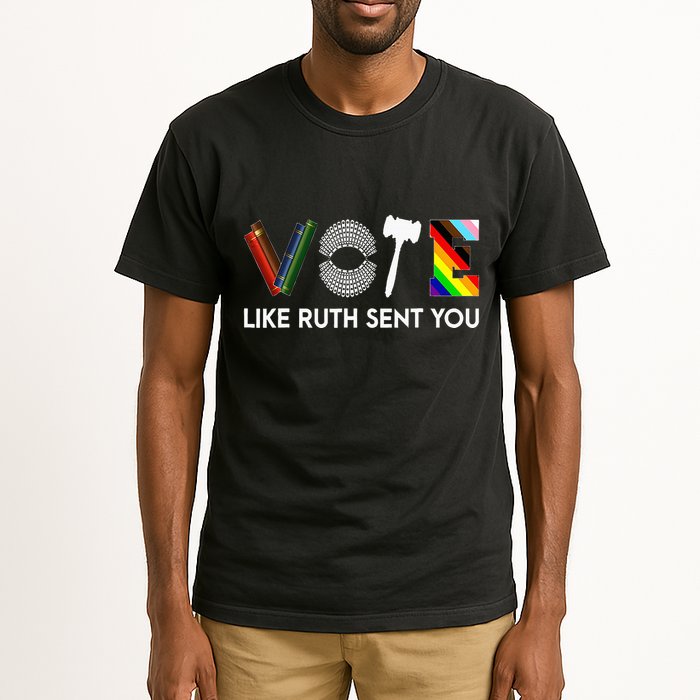 Funny Vote Like Ruth Sent You Gavel Feminists Lgbt Pride Tall T-Shirt