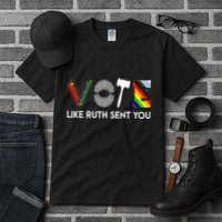 Funny Vote Like Ruth Sent You Gavel Feminists Lgbt Pride Tall T-Shirt