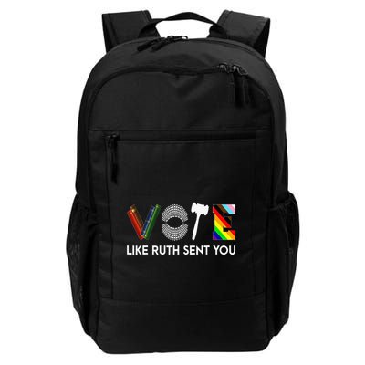 Funny Vote Like Ruth Sent You Gavel Feminists Lgbt Pride Backpack