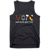 Funny Vote Like Ruth Sent You Gavel Feminists Lgbt Pride Tank Top