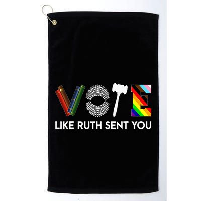 Funny Vote Like Ruth Sent You Gavel Feminists Lgbt Pride Golf Towel