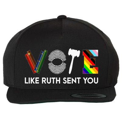 Funny Vote Like Ruth Sent You Gavel Feminists Lgbt Pride Wool Snapback Cap