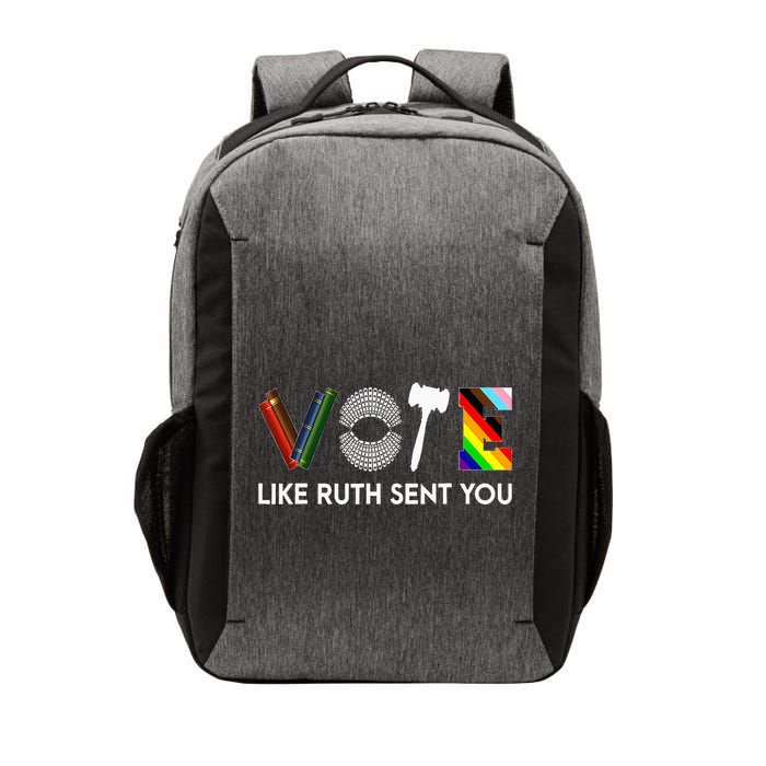 Funny Vote Like Ruth Sent You Gavel Feminists Lgbt Pride Vector Backpack