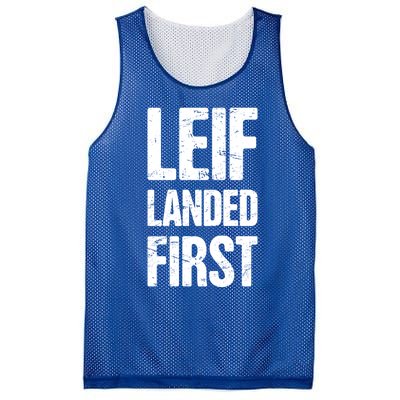 Funny Viking Leif Erikson Day / Distressed Leif Erikson Gift Mesh Reversible Basketball Jersey Tank