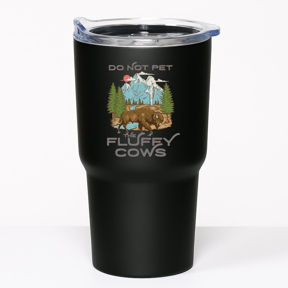 Funny Vintage Look Yellowstone National Park Bison Lover Tumbler