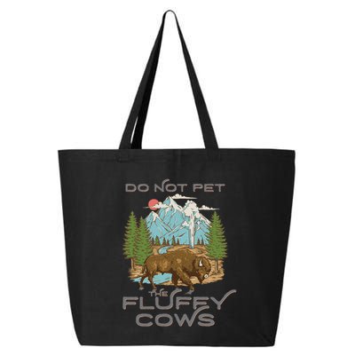 Funny Vintage Look Yellowstone National Park Bison Lover 25L Jumbo Tote