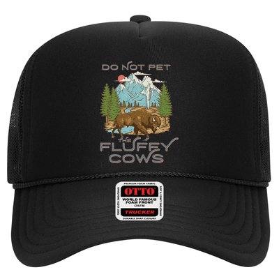 Funny Vintage Look Yellowstone National Park Bison Lover Trucker Hat
