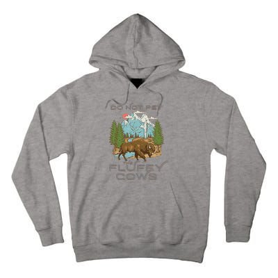 Funny Vintage Look Yellowstone National Park Bison Lover Tall Hoodie