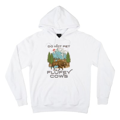 Funny Vintage Look Yellowstone National Park Bison Lover Hoodie