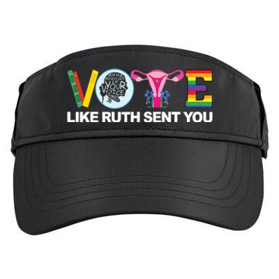 Funny Vote Like Ruth Sent You Uterus Feminists Lgbt Adult Drive Performance Visor