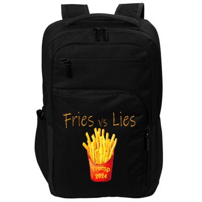 Fries Vs Lies Trump 2024 Impact Tech Backpack