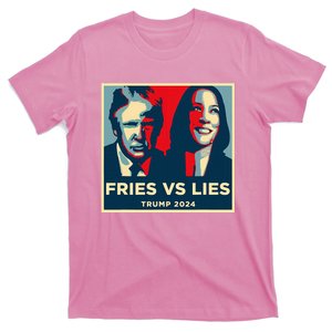 Fries Vs Lies Trump 2024 French Fries Trump Vance T-Shirt