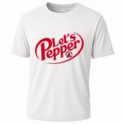 Funny Volleyball LetS Pepper Practice Term Great Performance Shirt