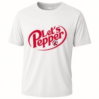 Funny Volleyball LetS Pepper Practice Term Great Cooling Performance Crew T-Shirt