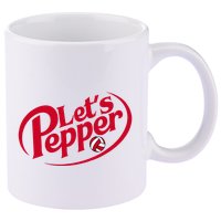 Funny Volleyball LetS Pepper Practice Term Great 11oz C Handle Ceramic Mug