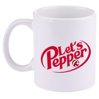 Funny Volleyball LetS Pepper Practice Term Great 11oz C Handle Ceramic Mug