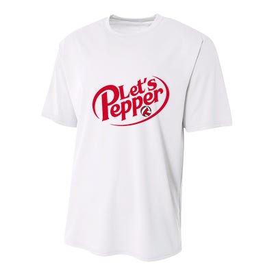 Funny Volleyball LetS Pepper Practice Term Great Youth Performance Sprint T-Shirt