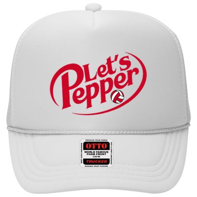 Funny Volleyball LetS Pepper Practice Term Great Trucker Hat