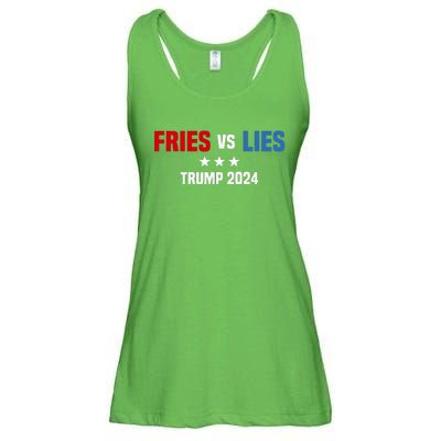 Fries Vs Lies Pro Trump Vance 2024 Ladies Essential Flowy Tank