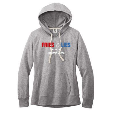 Fries Vs Lies Pro Trump Vance 2024 Women's Fleece Hoodie