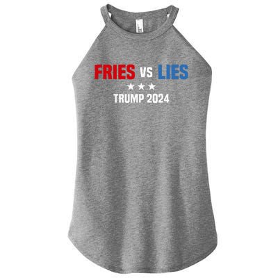 Fries Vs Lies Pro Trump Vance 2024 Women's Perfect Tri Rocker Tank