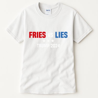 Fries Vs Lies Pro Trump Vance 2024 Tall T-Shirt