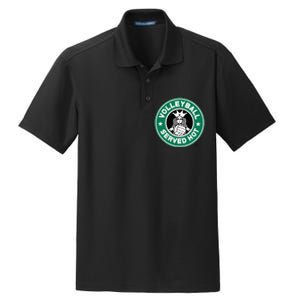 Funny Volleyball Logo Design Great Dry Zone Grid Polo