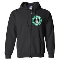 Funny Volleyball Logo Design Great Full Zip Hoodie