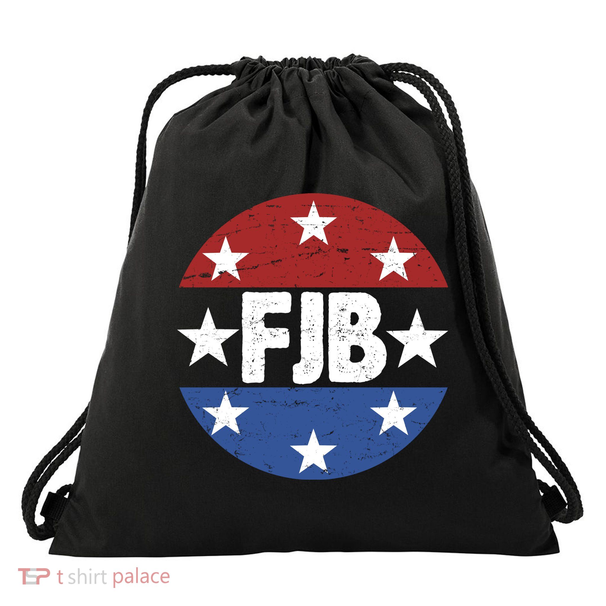 FJB Vintage Logo F Joe Biden Drawstring Bag