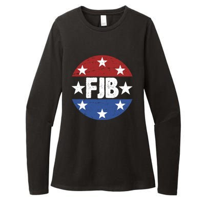 FJB Vintage Logo F Joe Biden Womens CVC Long Sleeve Shirt