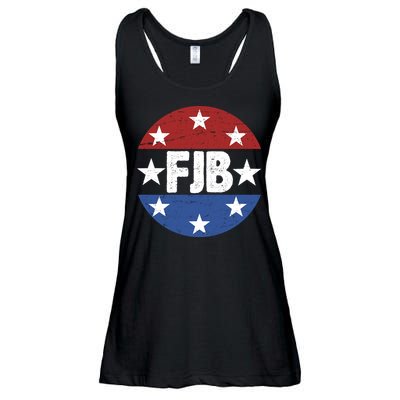FJB Vintage Logo F Joe Biden Ladies Essential Flowy Tank