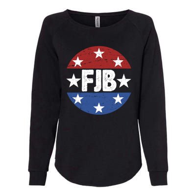 FJB Vintage Logo F Joe Biden Womens California Wash Sweatshirt