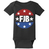 FJB Vintage Logo F Joe Biden Baby Bodysuit