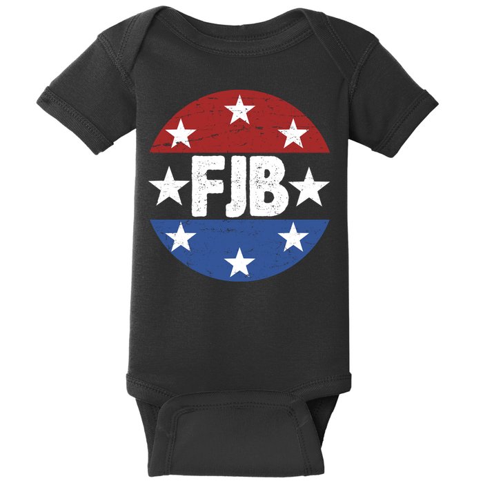 FJB Vintage Logo F Joe Biden Baby Bodysuit
