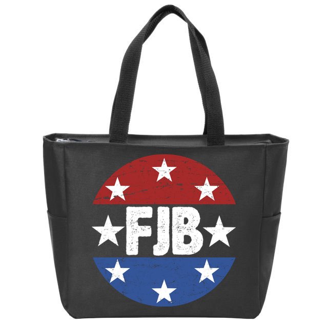 FJB Vintage Logo F Joe Biden Zip Tote Bag