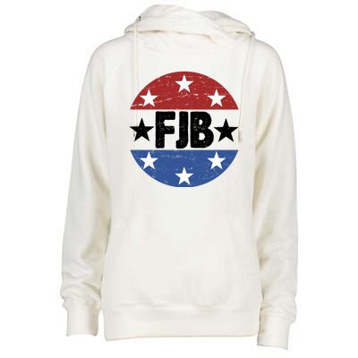 FJB Vintage Logo F Joe Biden Womens Funnel Neck Pullover Hood