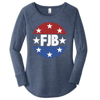 FJB Vintage Logo F Joe Biden Women's Perfect Tri Tunic Long Sleeve Shirt