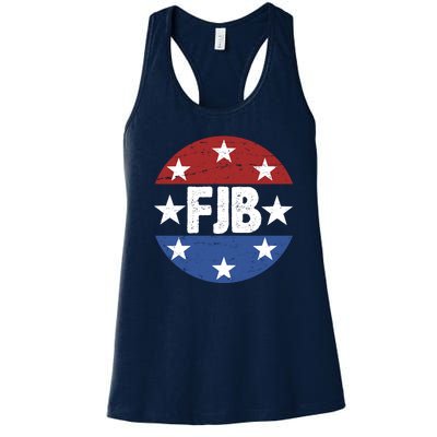 FJB Vintage Logo F Joe Biden Women's Racerback Tank