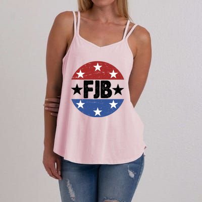 FJB Vintage Logo F Joe Biden Women's Strappy Tank