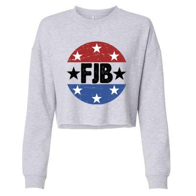 FJB Vintage Logo F Joe Biden Cropped Pullover Crew