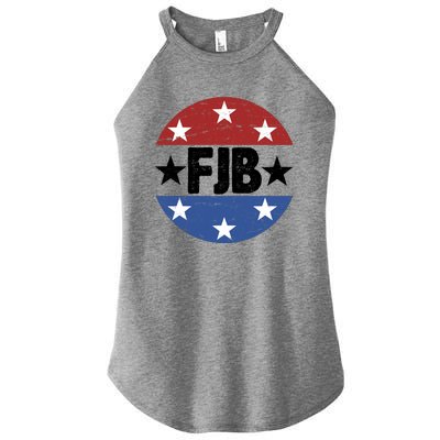 FJB Vintage Logo F Joe Biden Women's Perfect Tri Rocker Tank