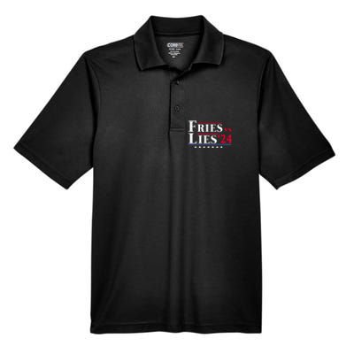 Fries Vs Lies Trump 2024 Men's Origin Performance Pique Polo