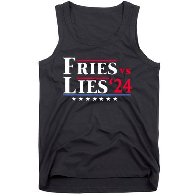 Fries Vs Lies Trump 2024 Tank Top