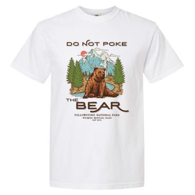 Funny Vintage Look Yellowstone National Park Grizzly Lover Garment-Dyed Heavyweight T-Shirt